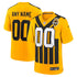 Nike Pittsburgh Steelers Alternate 1933 Throwback Game Custom Jersey Gold