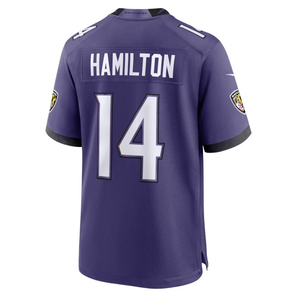 Nike Kyle Hamilton Baltimore Ravens Game Jersey Purple