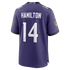 Nike Kyle Hamilton Baltimore Ravens Game Jersey Purple