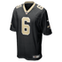 Nike Tyler Shough New Orleans Saints Game Jersey Black