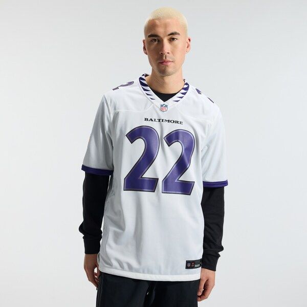 Nike Derrick Henry Baltimore Ravens Game Jersey White