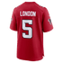 Nike Drake London Atlanta Falcons Game Jersey Red