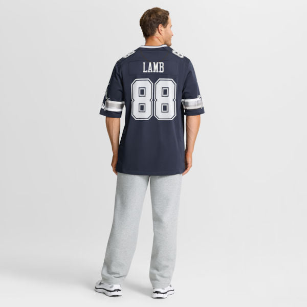 Nike CeeDee Lamb Dallas Cowboys Alternate Game Team Jersey Navy