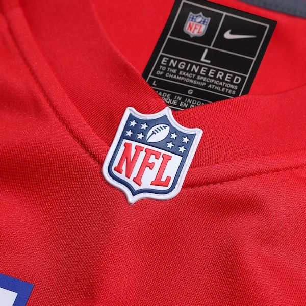 Nike Drake Maye New England Patriots Game Jersey Red