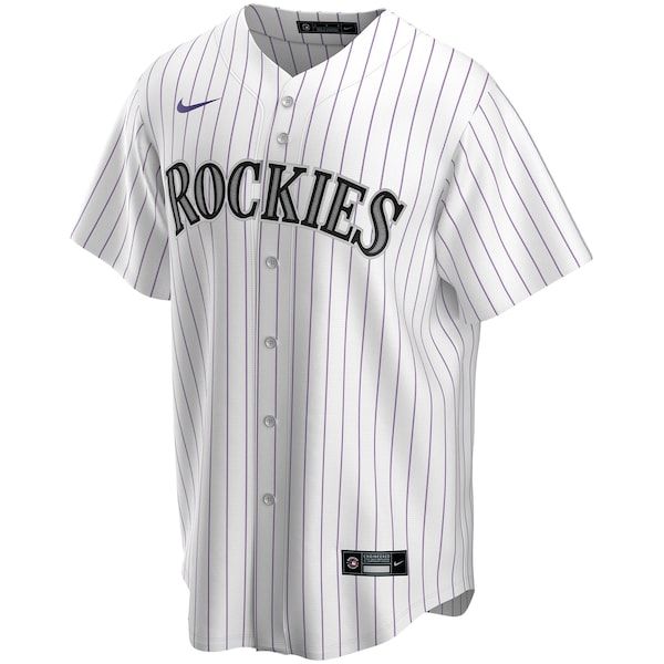 Nike Colorado Rockies Home Replica Custom Jersey White