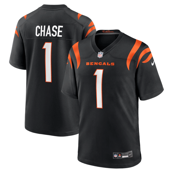 Nike Ja'Marr Chase Cincinnati Bengals Game Jersey Black
