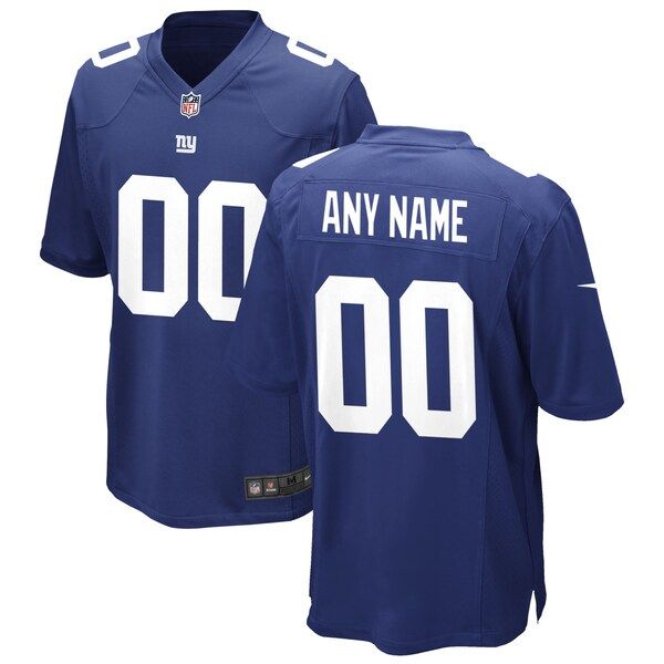 Nike New York Giants Custom Game Jersey Royal