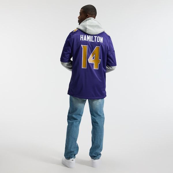 Nike Kyle Hamilton Baltimore Ravens Alternate Game Jersey Purple