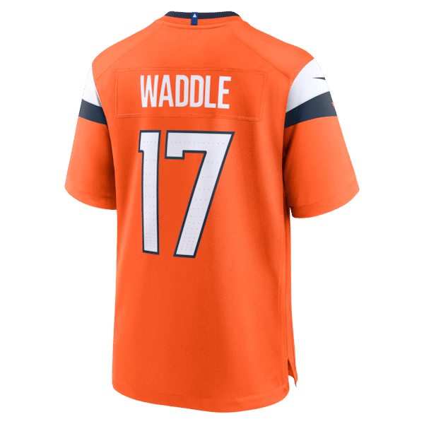 Nike Jaylen Waddle Denver Broncos Game Jersey Orange