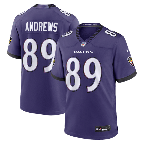 Nike Mark Andrews Baltimore Ravens Game Jersey Purple
