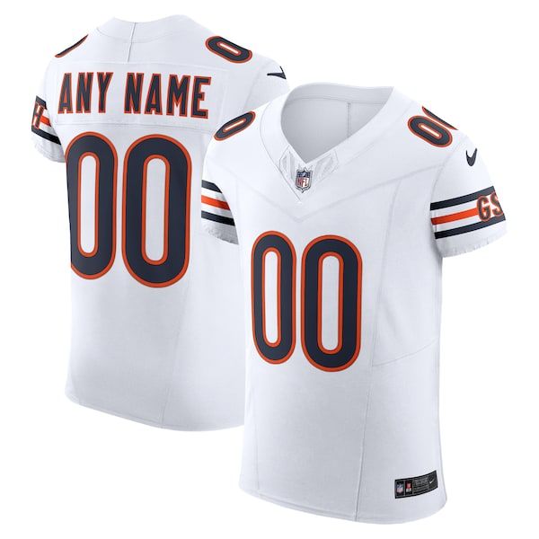 Nike Chicago Bears Vapor F.U.S.E. Elite Custom Jersey White