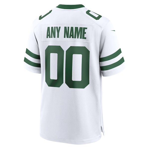 Nike New York Jets Custom Game Jersey White