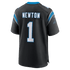 Nike Cam Newton Carolina Panthers Game Retired Player Jersey Black
