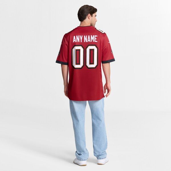 Nike Tampa Bay Buccaneers Custom Game Jersey Red