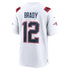 Nike Tom Brady New England Patriots Retired Game Jersey White