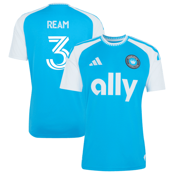 Adidas Tim Ream Charlotte FC 2026 Carolina Kit Crowns Up Replica Jersey Blue