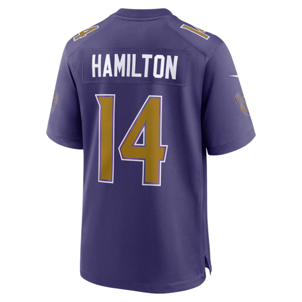 Nike Kyle Hamilton Baltimore Ravens Alternate Game Jersey Purple