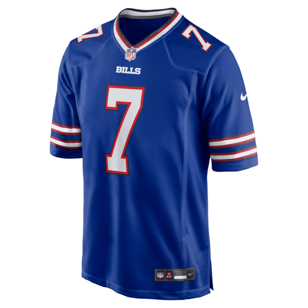 Nike Doug Flutie Buffalo Bills Game Retired Player Jersey Royal
