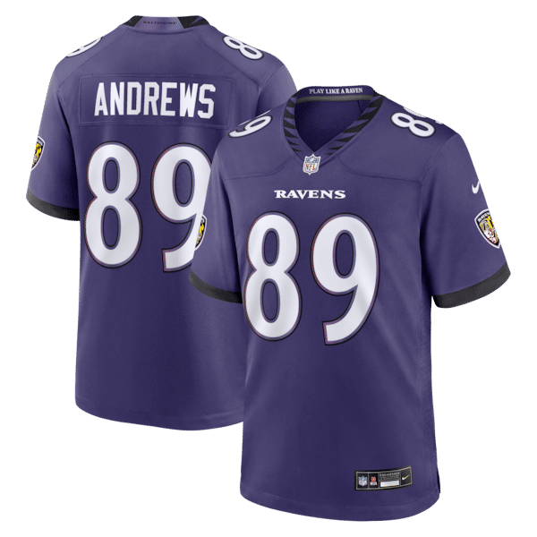Nike Mark Andrews Baltimore Ravens Game Jersey Purple
