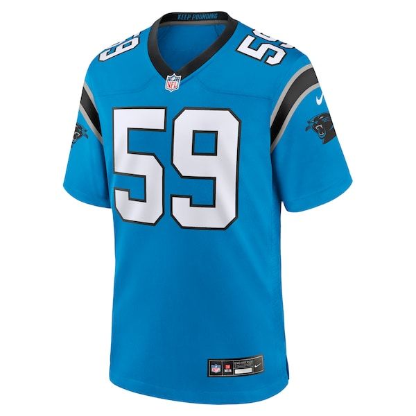 Nike Luke Kuechly Carolina Panthers Alternate Game Jersey Blue