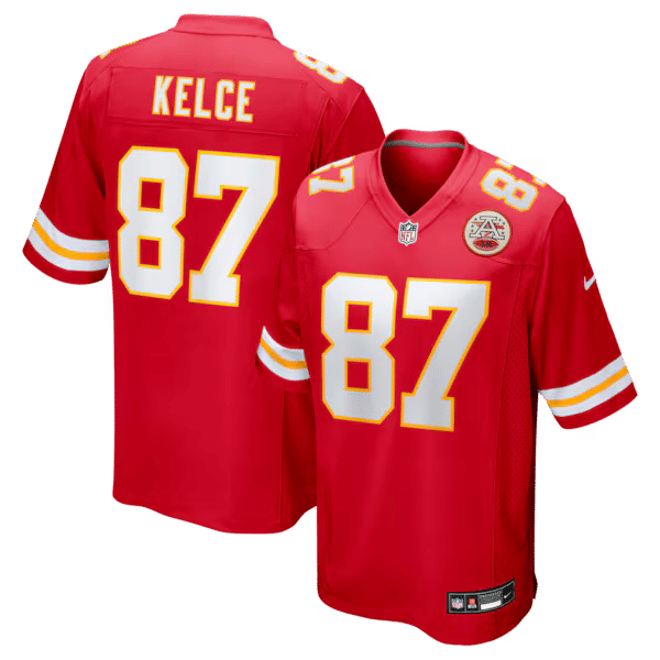 Nike Travis Kelce Kansas City Chiefs Game Jersey Red