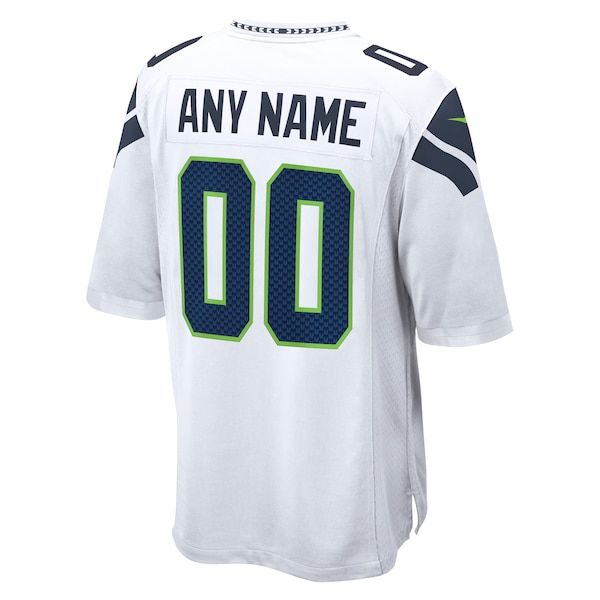 Nike Seattle Seahawks Custom Game Jersey White