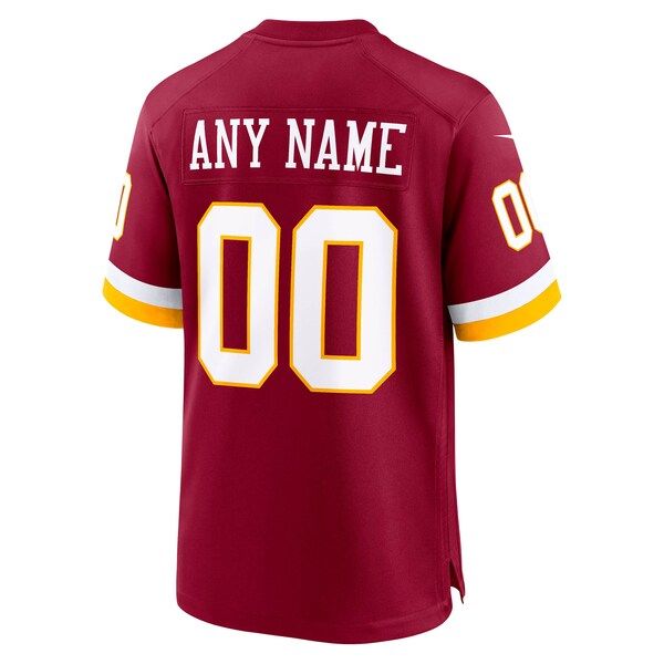 Nike Washington Commanders Custom Game Jersey Burgundy