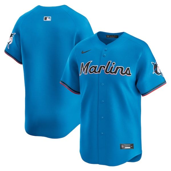 Nike Miami Marlins Alternate Limited Jersey Blue