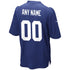 Nike New York Giants Custom Game Jersey Royal