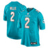 Nike Malik Willis Miami Dolphins Game Jersey Aqua