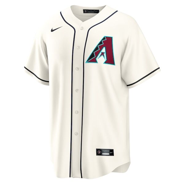 Nike Arizona Diamondbacks Home Custom Replica Jersey Cream