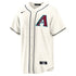 Nike Arizona Diamondbacks Home Custom Replica Jersey Cream