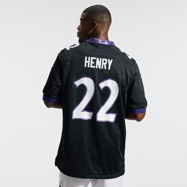 Nike Derrick Henry Baltimore Ravens Alternate Game Jersey Black