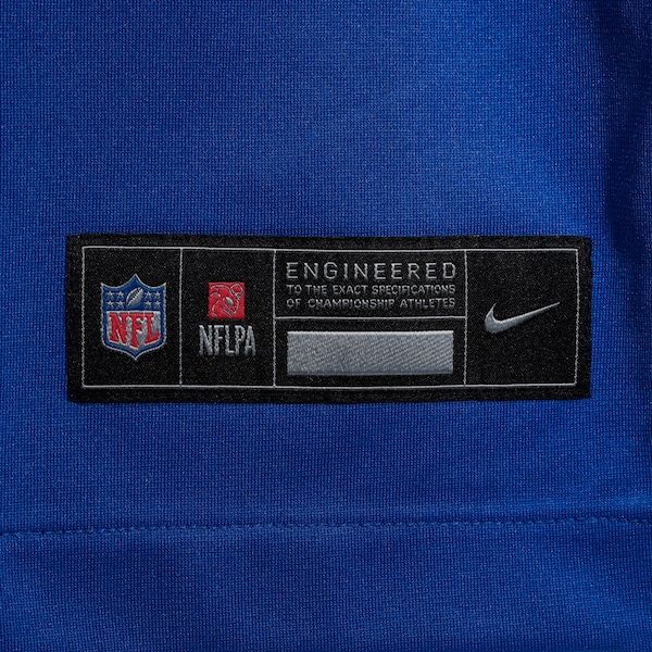 Nike Jaxson Dart New York Giants Alternate 2 Classic Game Jersey Royal