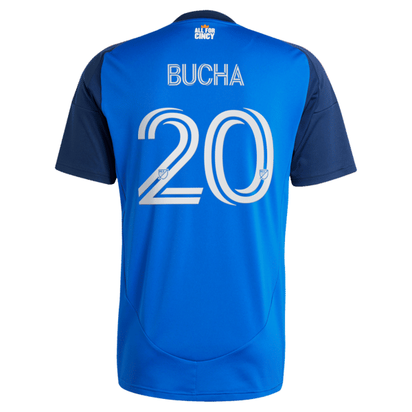 Adidas Pavel Bucha FC Cincinnati 2025 Orange and Blue Legacy Kit Replica Jersey Blue