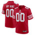 Nike San Francisco 49ers Custom Game Jersey Scarlet