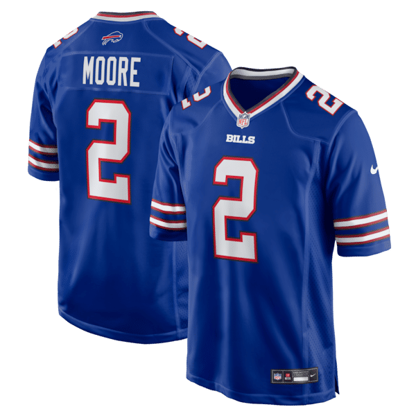 Nike D.J. Moore Buffalo Bills Game Jersey Royal