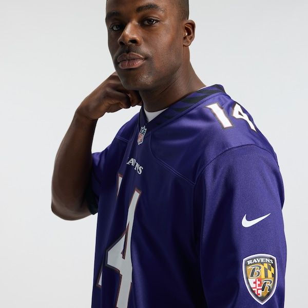 Nike Kyle Hamilton Baltimore Ravens Game Jersey Purple