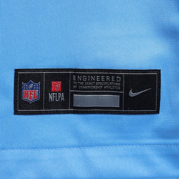 Nike Tennessee Titans Oilers Throwback Custom Game Jersey Light Blue
