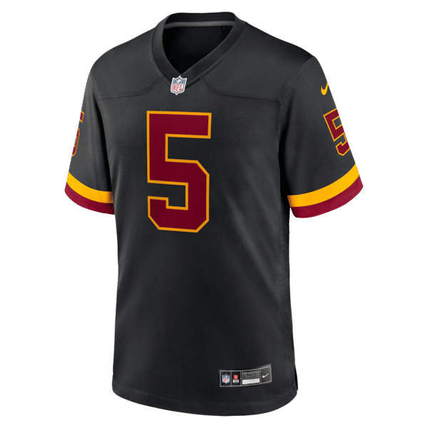 Nike Washington Commanders Jayden Daniels Alternate Game Jersey Black