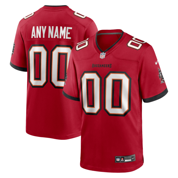 Nike Tampa Bay Buccaneers Custom Game Jersey Red
