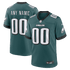 Nike Philadelphia Eagles Custom Game Jersey Midnight Green