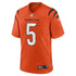 Nike Tee Higgins Cincinnati Bengals Alternate Game Jersey Orange