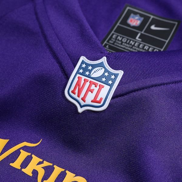 Nike Justin Jefferson Minnesota Vikings Game Jersey Purple