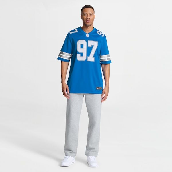 Nike Aidan Hutchinson Detroit Lions Game Jersey Blue