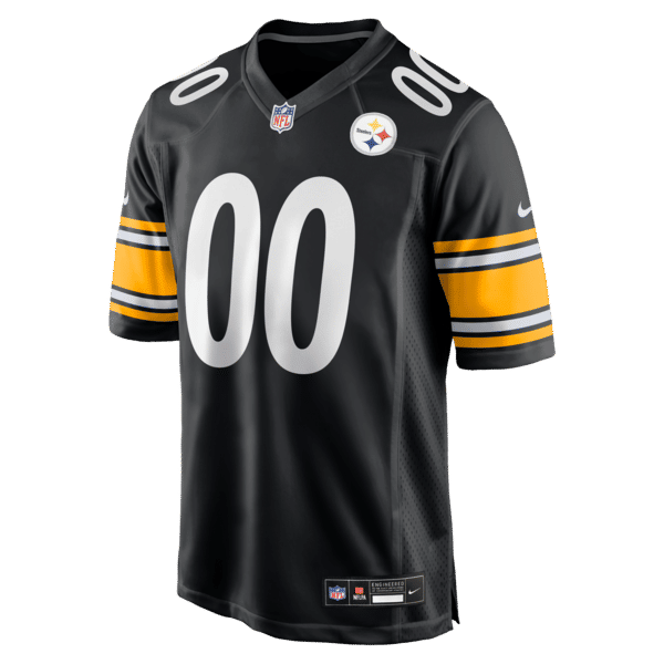 Nike Pittsburgh Steelers Custom Game Jersey Black