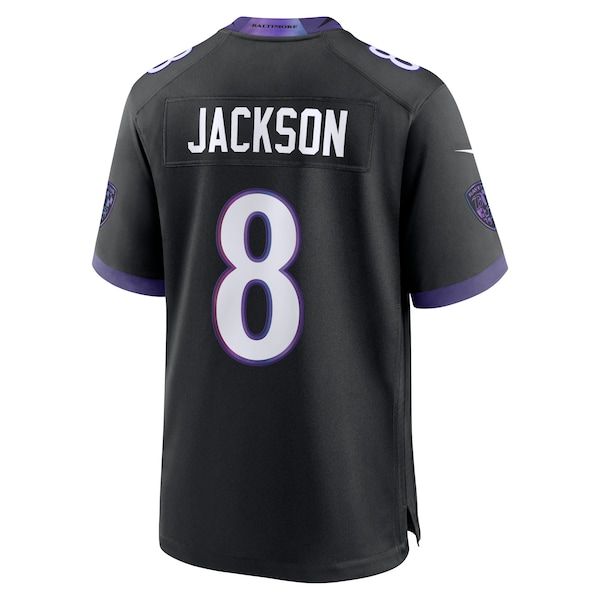 Nike Lamar Jackson Baltimore Ravens Alternate Game Jersey Black