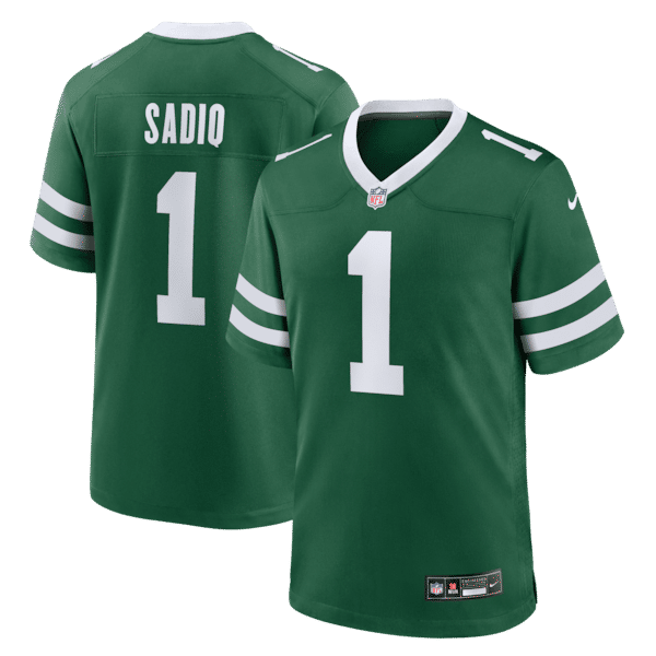 Nike Kenyon Sadiq New York Jets 2026 NFL Draft First Round Pick No. 16 Game Jersey Legacy Green