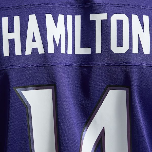 Nike Kyle Hamilton Baltimore Ravens Game Jersey Purple