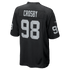 Nike Maxx Crosby Las Vegas Raiders Game Jersey Black